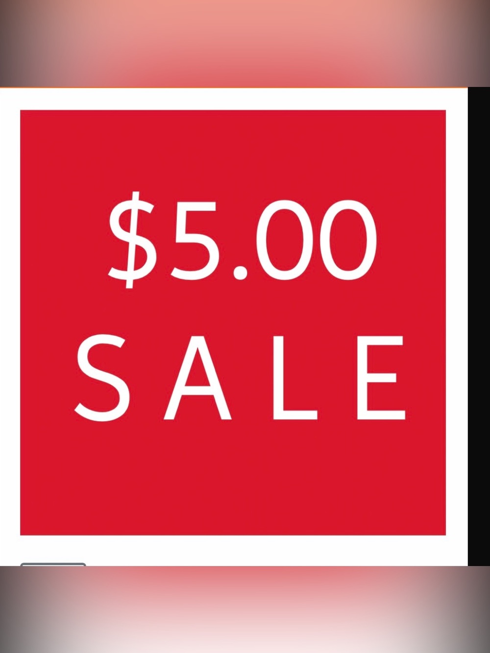 🛑SALE $5.00🛑